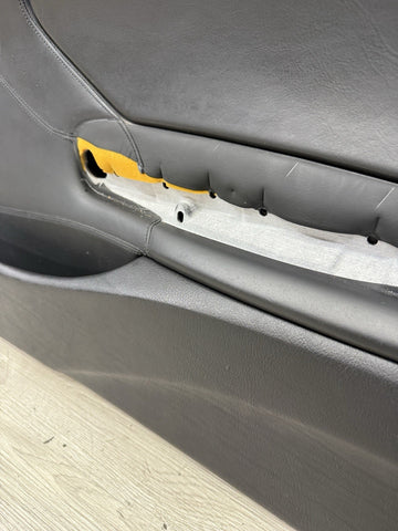 01-06 BMW E46 M3 PASSENGER RIGHT SIDE DOOR PANEL CARD BLACK OEM