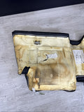 2001-2006 BMW E46 M3 Convertible Rear Seat Bottom Bench Black Napa Leather OEM