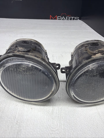 01-06 BMW E46 M3 Front Left Right Passenger Driver Bumper Fog Lights Clear OEM