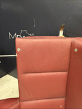 BMW 01-06 E46 M3 Convertible Rear Seat Back Rest Imola Red Leather Backrest
