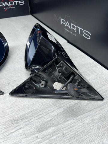 95-99 BMW E36 M3 Coupe Side Mirrors Pair Cosmos Black