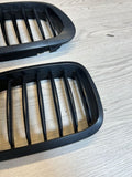 01-06 BMW E46 M3 Front Kidney Grilles Matte Black