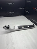 01-06 BMW E46 M3 Brushed Aluminum/Black Door Trim Armrest Right Front Passenger