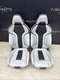 BMW 21-26 G82 G83 M4 Front Merino Silverstone Leather Seats Powered Heated