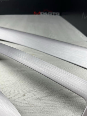 01-06 BMW E46 M3 Interior Dashboard Radio Trim Brushed Aluminum Dash Set