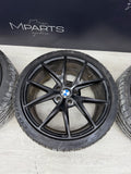BMW E46 M3 01-06 19” Niche M117 Misano Matte Black Wheel Rims Staggered *Notes*