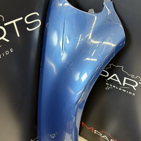 01-06 BMW E46 M3 Right Passenger Fender Topaz Blue *Dented*