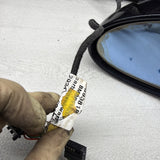 01-06 BMW E46 M3 Side View Door Mirrors Pair Carbon Black  *Notes*