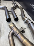 BMW 15-20 F80 F82 F83 M3 M4 FULL TITANIUM EXHAUST AKRAPOVIC + CARBON TIPS