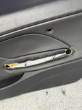01-06 BMW E46 M3 FRONT PASSENGER RIGHT SIDE DOOR PANEL CARD BLACK OEM