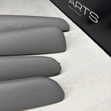 01-06 BMW OEM E46 M3 Coupe Trim Armrest Pads Set Gray Grey 8238622 *Notes*