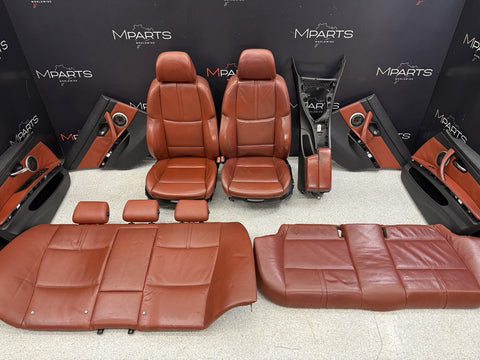 08-13 BMW E90 M3 OEM Sedan Complete Interior Fox Red Seats