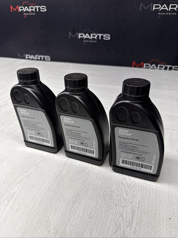 3 Bottles BMW OEM Hypoid Axle G4 Differential Oil Change Kit 83222447362