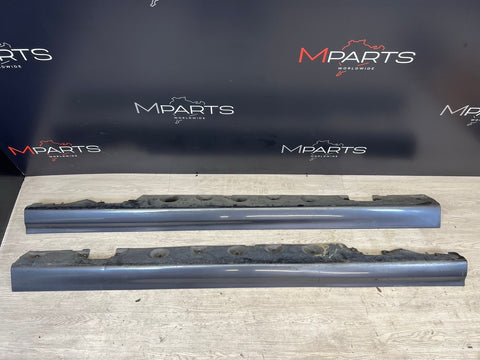01-06 BMW E46 M3 Rocker Panel Side Skirts OEM Steel Grey Gray