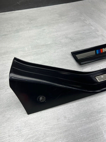 OEM BMW E36 M3 Sedan Front & Rear Left Right Door Sill Trim Cover Set Black