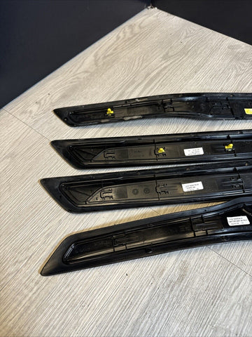 OEM BMW F80 M3 Front Rear Door Sill Cover Trim Entrance Sill Kick Plates SET