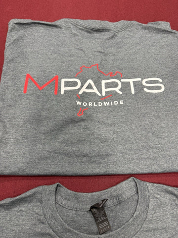 Mpartsworldwide Classic  Tee T Shirt T-Shirt 2025 Gray Company Design L Large