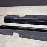 01-06 BMW E46 M3 Rocker Panel Side Skirts OEM Carbon Black *Notes*