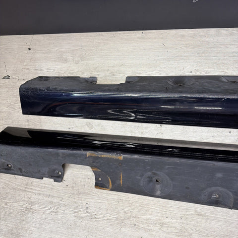 01-06 BMW E46 M3 Rocker Panel Side Skirts OEM Carbon Black *Notes*