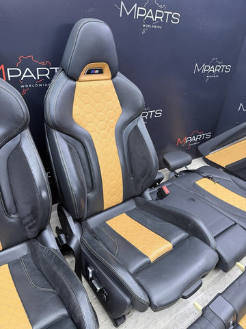 18-24 BMW F97 G01 X3M Interior Seats & Panels Leather Black