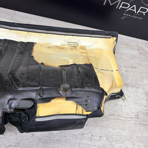 BMW E46 M3 01-06 Coupe Rear Seat Bottom Bench Black Napa Leather OEM *Notes*