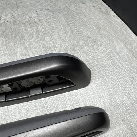 01-06 BMW OEM E46 M3 Titan Shadow Gray Vert Trim Armrest Left Right Rear