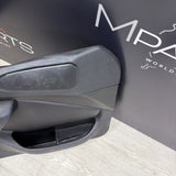 96-02 BMW Z3M Front Left Driver Door Card Panel Cover Trim Leather Black