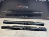 01-06 BMW E46 M3 Rocker Panel Side Skirts OEM Carbon Black