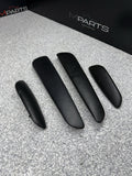 01-06 BMW E46 M3 Convertible Door Upper Arm Rest Armrest Pads Black *1 Rear Tab
