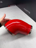BMW E46 M3 01-06 S54 Intake Elbow Air Channel Duct Pipe Silicone Red VORTEX