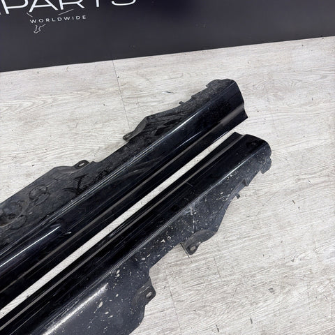 01-06 BMW E46 M3 Rocker Panel Side Skirts OEM Jet Black