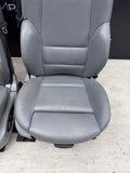 01-06 BMW E46 M3 Convertible Interior Front Heated Seats Gray Grey *Notes*