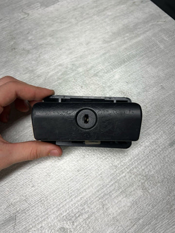 01-06 BMW E46 325 330 M3 Convertible Black Glovebox Glove Box Lock Switch OEM