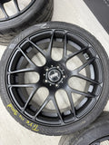 19x8.5/19x9.5 VMR V710 5x120 35/33 Matte Black 19” Wheels Rims Set (4)