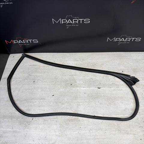 BMW E46 M3 01-06 Right Passenger Side Door Weather Strip Seal Black OEM *Notes*