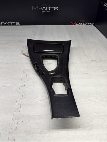 08-13 BMW E90 E92 M3 OEM  Front Center Console Cover Leather DCT *Scratches*
