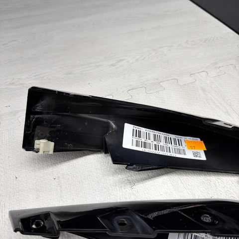 OEM BMW 21-26 G80 G82 G83 M3 M4 Front Bumper Right Driver Lower Moldings Black