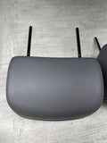 2001-2006 BMW E46 M3 Convertible Grey Rear Headrests Head Rests Pair OEM *Notes*