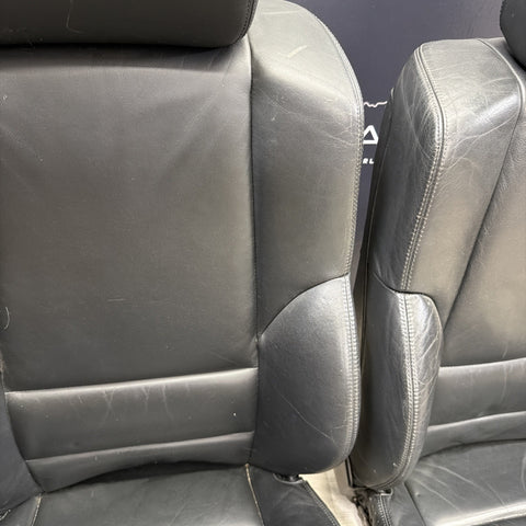 01-06 BMW E46 M3 Convertible Interior Front Heated Seats Black