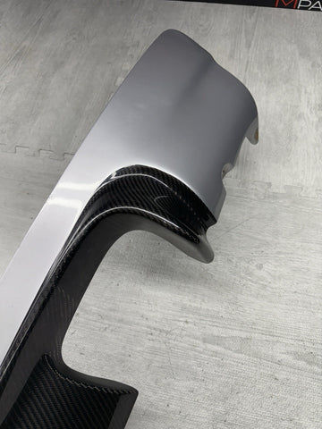 01-06 BMW E46 M3 CSL Style Rear Bumper Diffuser Carbon Fiber Good Fitment