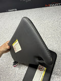 1999-2003 BMW E39 M5 Sun Visor Visors Black Nappa Leather Stitched Set OEM