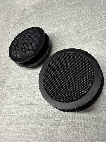 1999 -2006 E46 325 328 330 Coupe M3 Quarter Panel Speakers + Grill Covers Black