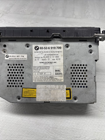 BMW OEM E46 325 328 330 M3 FRONT RADIO NAVIGATION SCREEN MONITOR *PIXEL DAMAGE