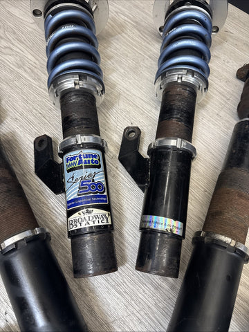 BMW E46 M3 01-06 Fortune Auto 500 Series Coilovers Swift Springs *Notes*