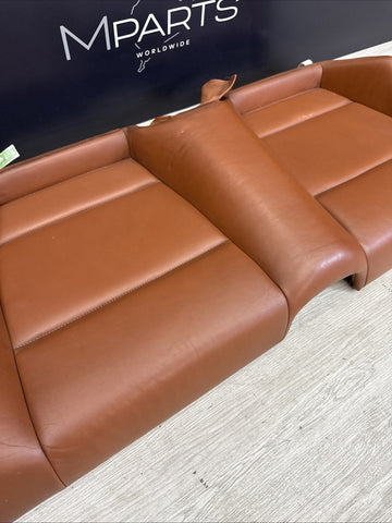 2001-2006 BMW E46 M3 Convertible Rear Seat Bottom Bench Cinnamon Leather OEM