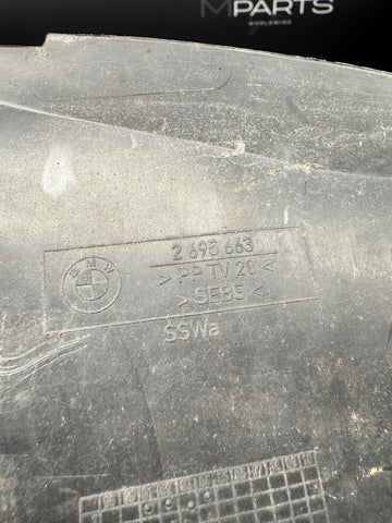 01-06 BMW E46 M3 Front Left Wheel Housing Fender Liner Splash Shield OEM 2695663