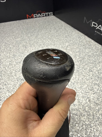 08-13 BMW E90 E92 E93 M3 Leather Shifter Shift Gear Knob 6 Speed Genuine