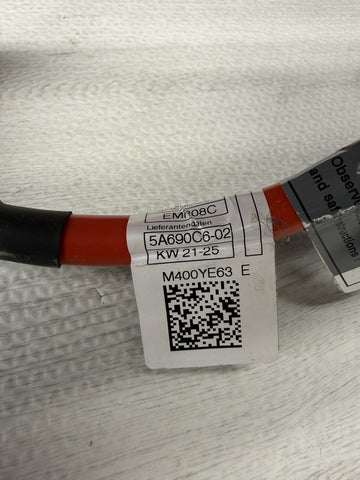 BMW 21-26 G80 G82 G83 M3 M4 Battery Cable Positive 5A690C5 5A690C6