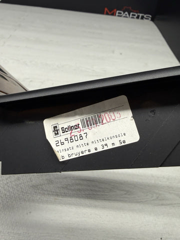 97-03 BMW 5-SERIES E39 CENTER CONSOLE ASH TRAY SHIFT PANEL WOOD 51168209847 OEM
