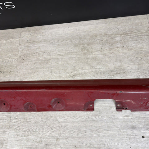 BMW E46 M3 01-06 RIGHT PASSENGER SIDE SKIRT ROCKER PANEL MOLDING IMOLA RED